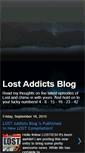 Mobile Screenshot of lostaddictsblog.com